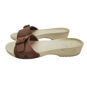 Crocs Bronze & Stucco Sarah Slide Sandal Size 7 Shoes